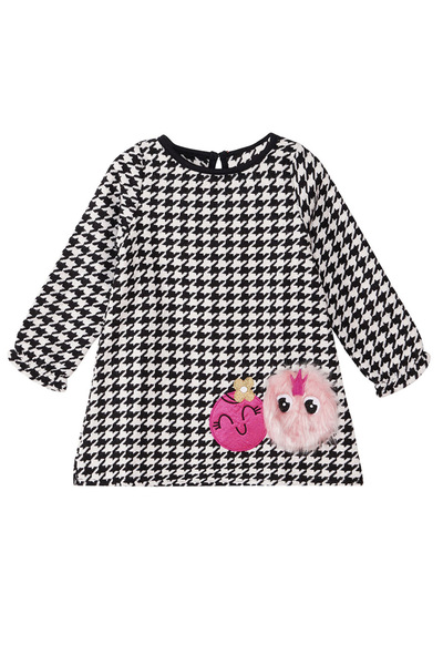 MSHB&G Dívčí tkané šaty s dlouhým rukávem přátel Zizi