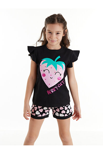 Denokids Berry Cute Girl's T-shirt Shorts Set