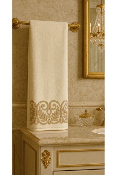 Çeyiz Bahçesi Айдос оксамитовий рушник 50&90