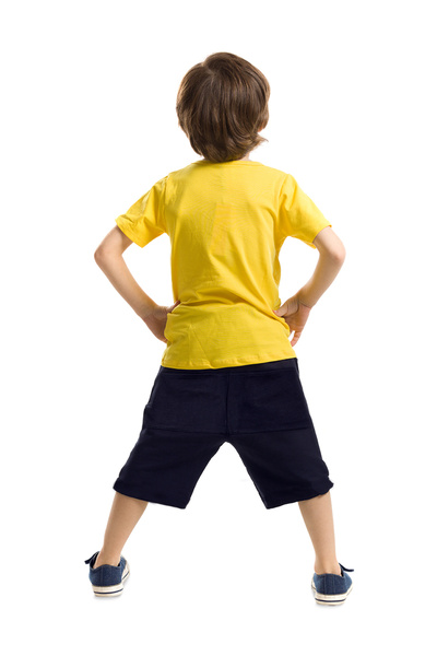 Denokids Boy's Lake Monster Summer T-shirt and Shorts Set