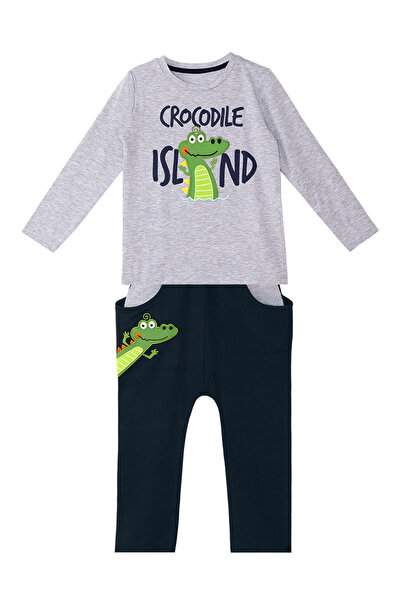 Denokids Crocodile Island Boy's T-shirt Trousers Set
