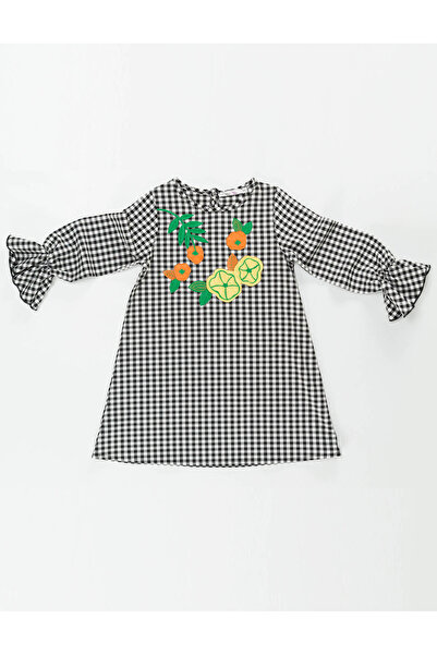 MSHB&G Floral καρό κοριτσίστικο φλοράλ φόρεμα