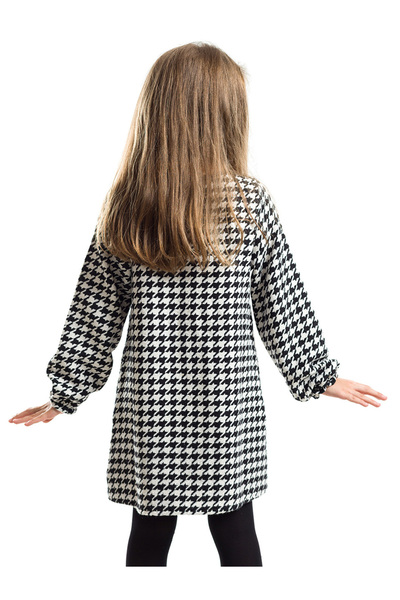 MSHB&G Dívčí tkané šaty s dlouhým rukávem přátel Zizi