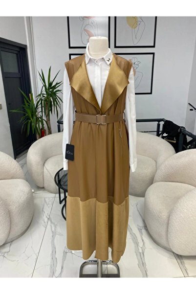 Parla Prive Nurcan çetin leather vest