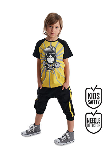 MSHB&G DJ Ape Boy T-shirt Capri Shorts Set