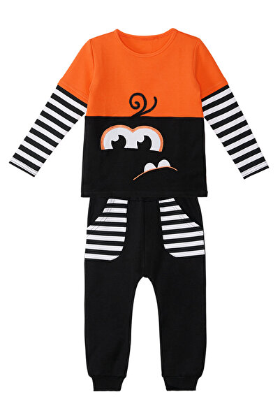 Denokids Boy's Purse Striped Tracksuit Set