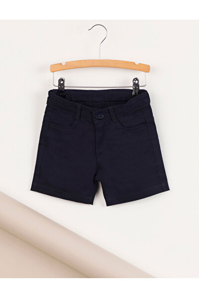 Ollie&Olla Navy Blue Boy's Gabardine Shorts