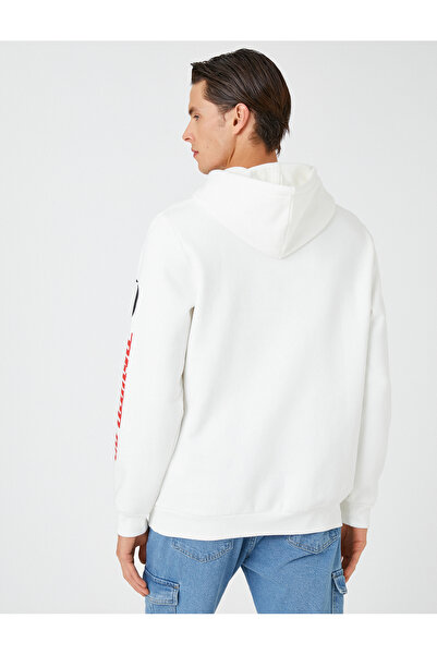 Koton Oversize φούτερ με κουκούλα με στάμπα