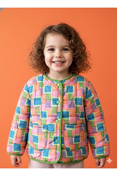 BabyDia Mevsimlik Renkli Kapitone Mont