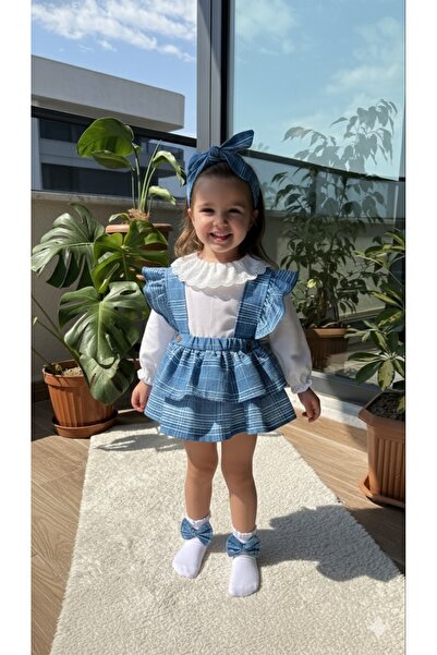 BabyDia Four Piece Salopet Set with Straps