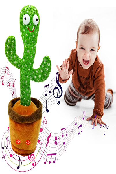 Hyd Hediyelik Konuşan,dans Eden,şarkı Söyleyen Peluş Kaktüs Oyuncak Doğum Günü Hediyesi