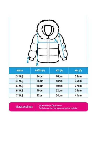 DUBLİNO KİDS New Patterned Ka Hooded U and Windproof Boy's Coat with Fur Inside