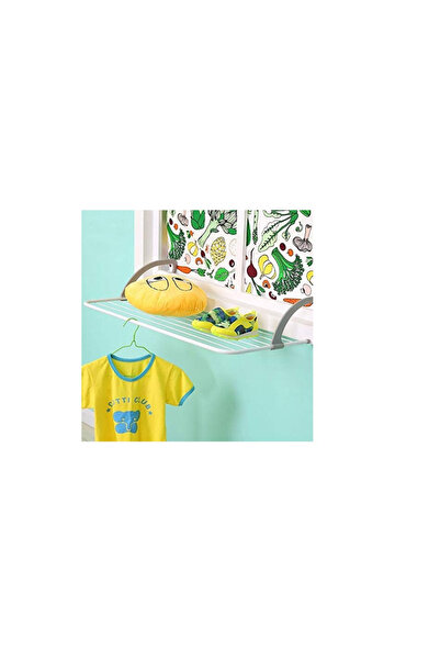 celhome Foldable laundry drying rack – Attaches to balcony, radiator, railing or rod