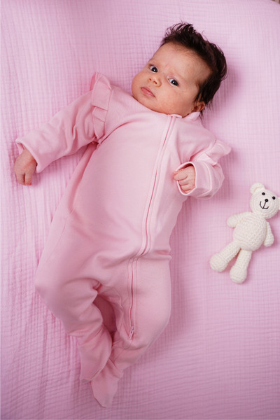 Ninana baby Çilek Bebek Tulum- 2'li Paket