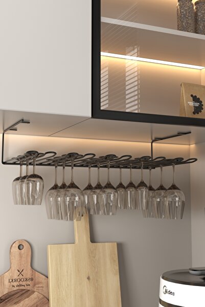 filamento 5 Bölmeli Bar Siyah Kadehlik Kadeh Askısı Bardaklık