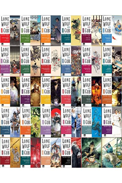 Marmara Çizgi Yayınları Lone Wolf and The Cub Manga 1-28 Arası Tam Set