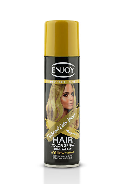 Enjoy Yellow Hair Color Spray 150ml – Instant, Quick-dry, Washable, Long-lasting For All Hair Types
