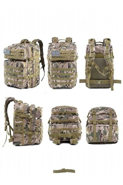 .YNNA YNNA Military Tactical Backpack, 45 Liters, Waterproof, Multicolor
