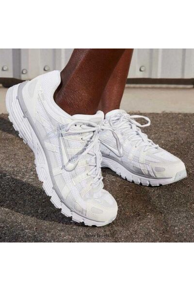 Nike Unisex Casual Shoes P-6000 White