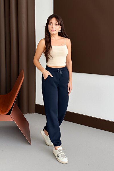 Balenbi Γυναικείο χειμερινό χοντρό φούτερ με ψηλόμεσο φλις 1091