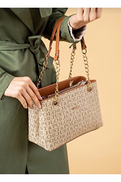 Just Polo حقيبة كتف وحقيبة كروس من JustPolo - حزام كي، متعددة الأقسام