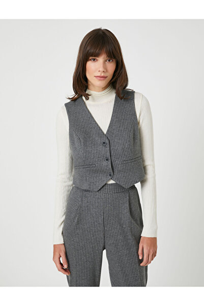 Koton X Шахіка Ерчумен - Кемер Детальний кроп-жилет