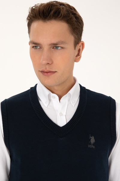 U.S. Polo Assn. Men's Navy Blue Sweater 50316843-Vr033