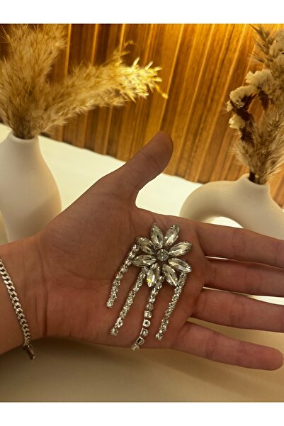 Pratik aksesuar Parlak Cam Kristal Gümüş Ütü İle Yapışan Taş Motif 5 ADET