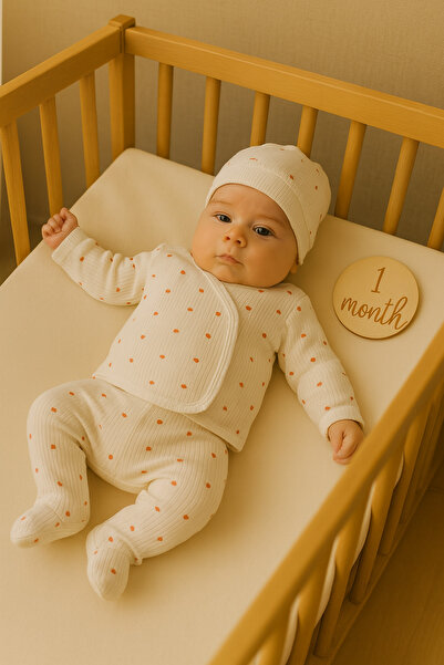ruhaay Gift Baby Newborn Hospital Release Beanie Long Sleeve Children's Print...