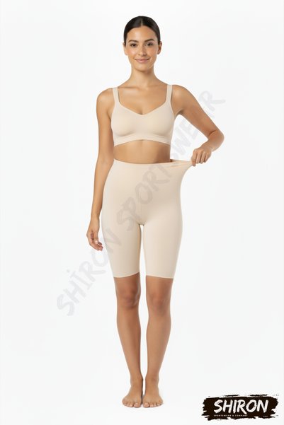 Shiron Sportswear&Company Nou sezon Culoarea pielii Mărimea 2 Efect de slăbire Tăiere cu laser cu talie înaltă Corset fără urme