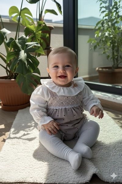 BabyDia Socks and Salopet Set