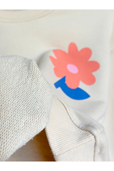 Pinkitokids Floral Printed Sweatshirt and Spanish Leggings Set