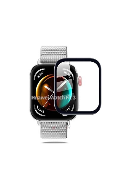 Sneezy Huawei Watch Fit 3 Ekran Koruyucu Polymer Temperli Nano 0.5 mm Watch E...