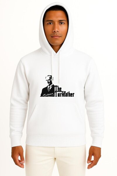 Bahriyeli Collection με κουκούλα The Turkfather Mustafa Kemal Atatürk Φούτερ ...