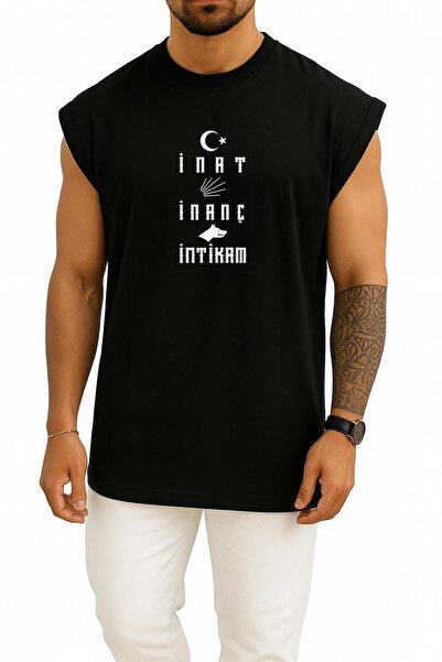 Bahriyeli Collection oversized Αθλητής με σχέδιο στήθους με αντίθετο σχέδιο μ...