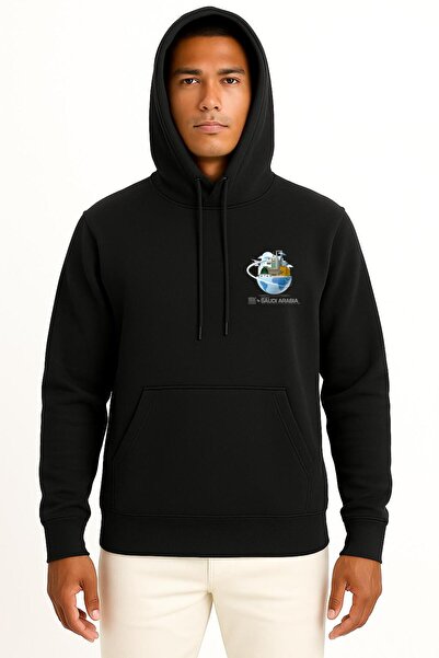 Bahriyeli Collection بغطاء رأس سويت شيرت للجنسين بتصميم السفر إلى المملكة الع...