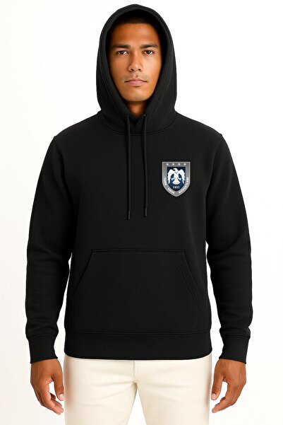 Bahriyeli Collection Hooded Turkish Air Force Pocket Design Unisex Sweatshirt