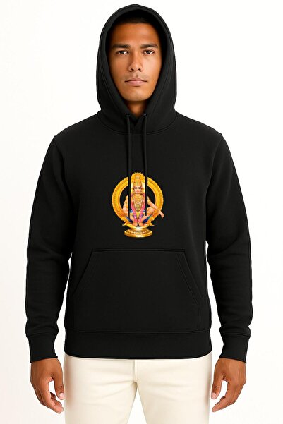 Bahriyeli Collection بغطاء رأس سويت شيرت لورد كريشنا مطبوع للجنسين