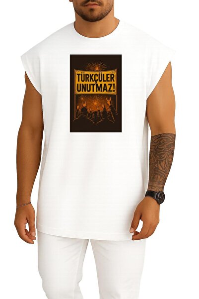 Bahriyeli Collection Oversized Turkish Supporters Never Forget Bozkurt Chest ...