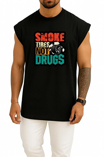 Bahriyeli Collection قصة فضفاضة دريفت لاسيك ياكما أرنبولو غوست مطبوع أتليت