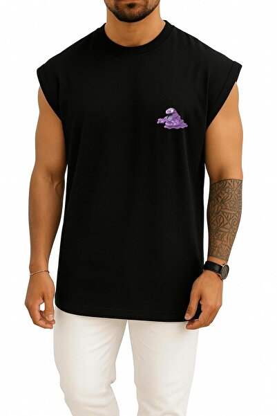 Bahriyeli Collection قصة فضفاضة جرايمر سيب مطبوع أتليت