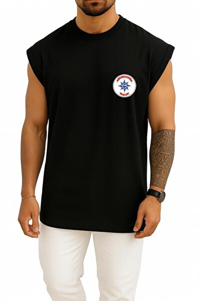 Bahriyeli Collection oversized Tcg Çubuklu A594 Αθλητής με σχέδιο τσέπης