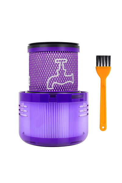 Choice قطعة واحدة مع فرشاة - فلتر HEPA قابل للغسل، قطعة غيار لمكنسة دايسون V1...