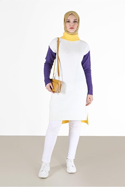 Alvina 3 COLOR FISHER COLLAR KNITWEAR TUNIC 42054