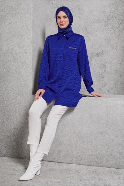 Alvina 45230 موديل سترة جاكار ساتان