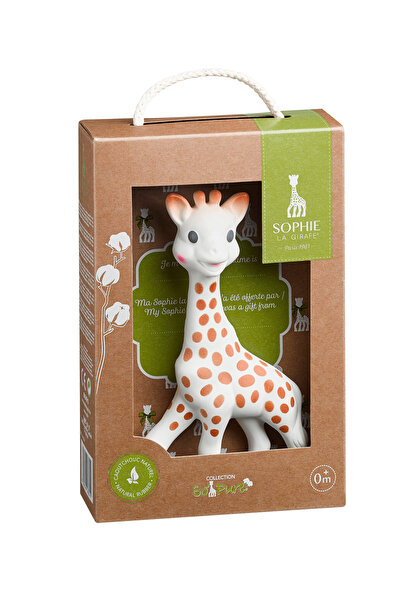 Sophie La Girafe عضاضة الجمل | لعبة أطفال من المطاط الطبيعي مزودة بصافرة | حس...