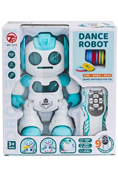 Genel Markalar Pasifik Toys Uzaktan Kumandalı Disk Atan Robot Mavi 60630