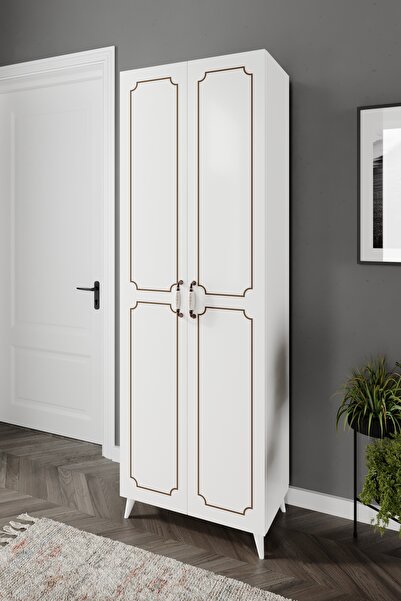 KZNMOB HOME 2 Kapaklı 5 Bölmeli Geniş Çok Amaçlı Ayakkabı Dolabı, Ayakkabılık...