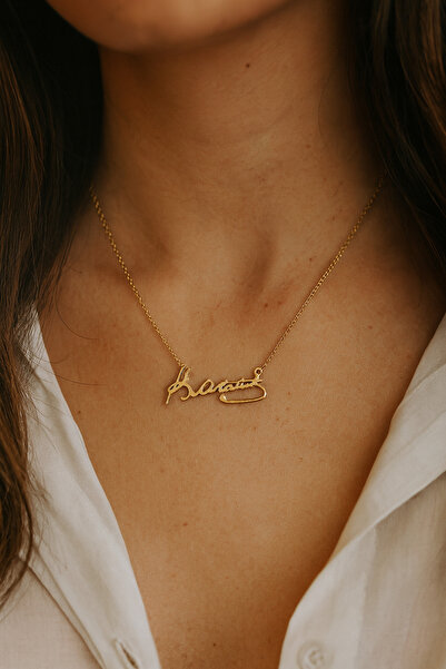 Ariş ATATÜRK İmzası Altın Kolye