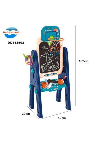 Generic 4-in-1 children's whiteboard easel - whiteboard, drawing board,